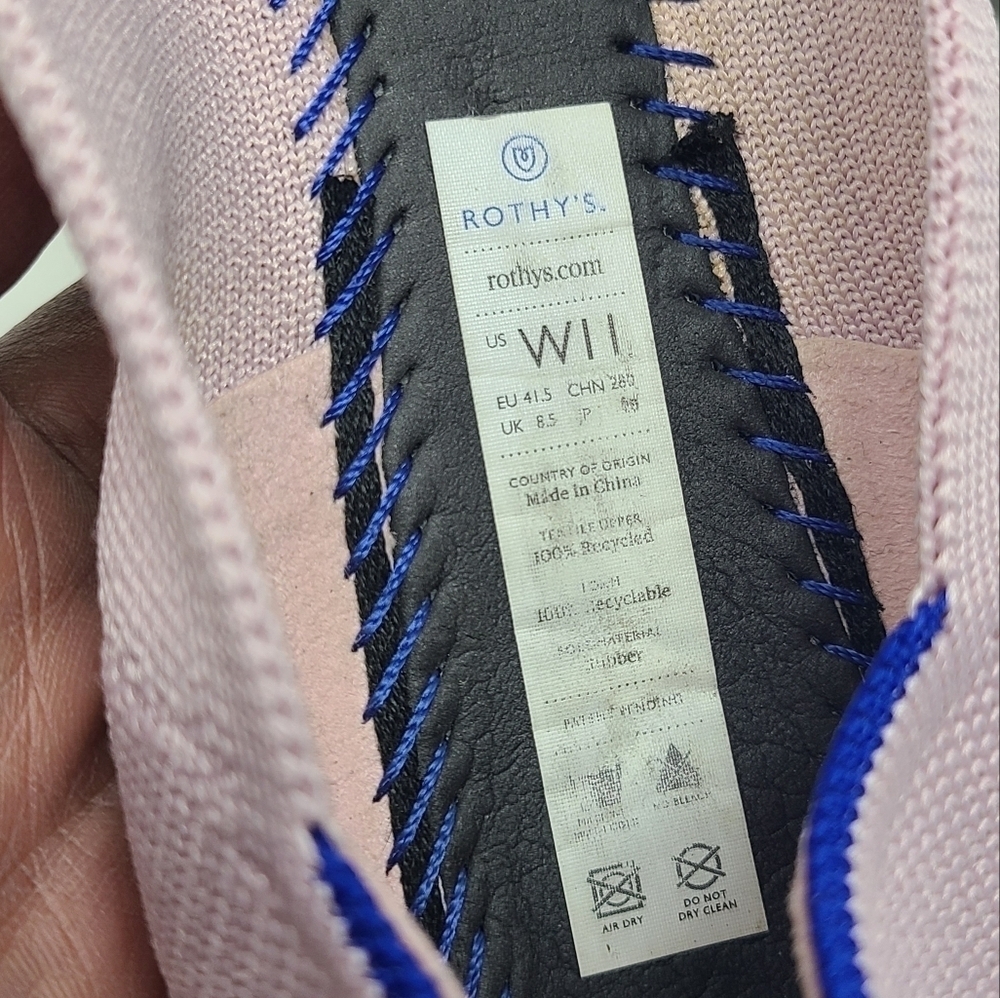 Rothy's | Women's The Pointe Light Blush Pink Ballet Flats (US Size 11) - Picture 4 of 10